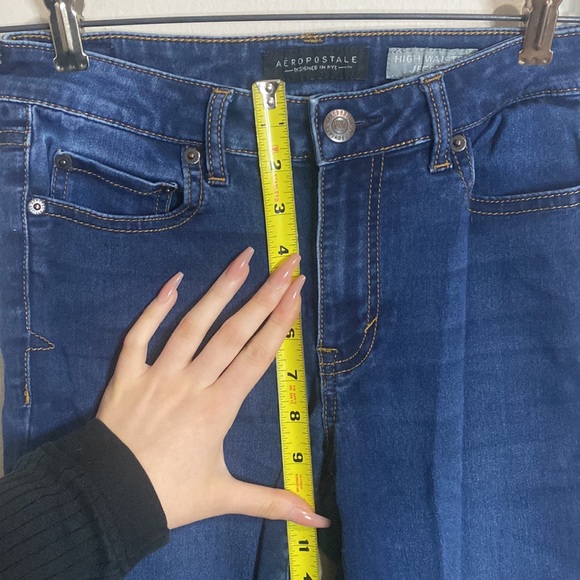 💫Aéropostale High Waisted Jeggings Size 4 long! - Picture 5 of 10